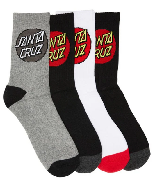 Santa Cruz Classic Dot Socks Multi