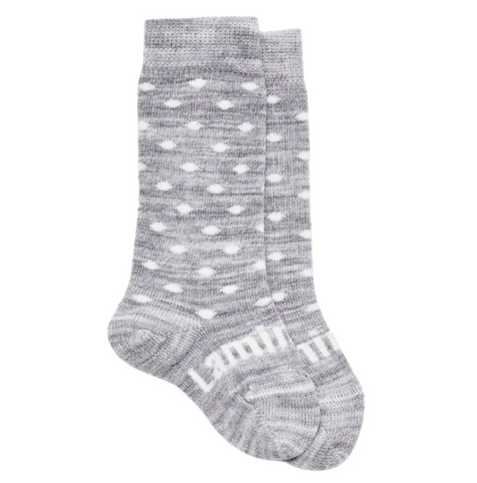 Lamington Baby Merino Knee High Socks Snowflake