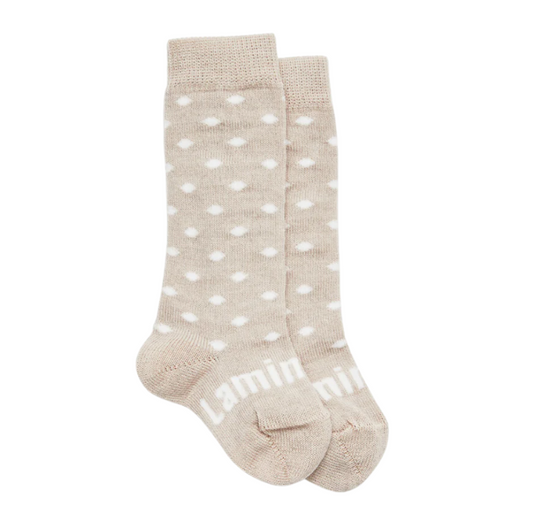Lamington Baby Merino Knee High Socks Truffle