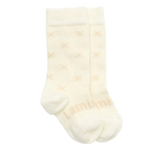 Lamington Baby Merino Knee High Socks Owl