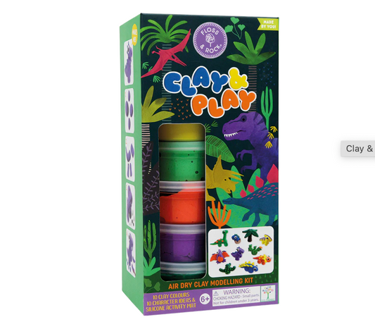 Floss & Rock Clay & Play | Dinosaur