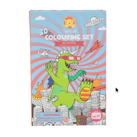 Tiger Tribe 3D Colouring Set Sci-Fi