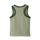 Babu Organic Cotton Singlet Sage Contrast