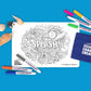 Little Change Creators Pocket Reuseable Colouring Set Splash