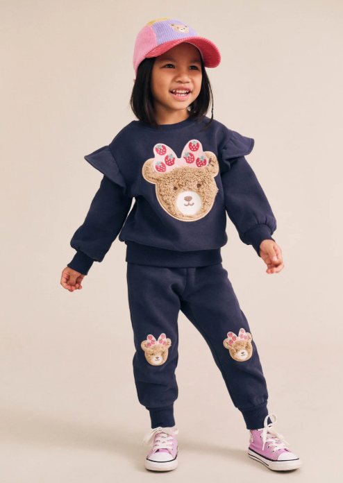 Huxbaby Strawberry Fields Huxette Bow Sweatshirt