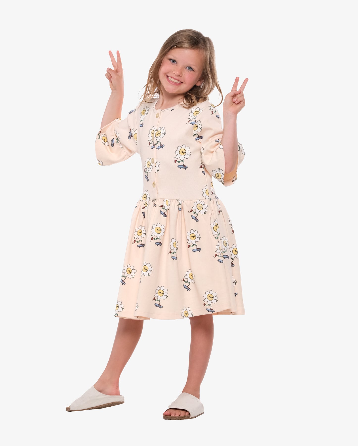 The Girl Club Daisy Skater on Repeat Dress