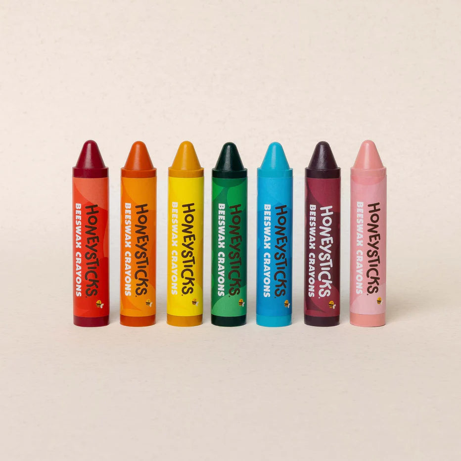Honeysticks Beeswax Crayons Super Jumbos 7 Pack
