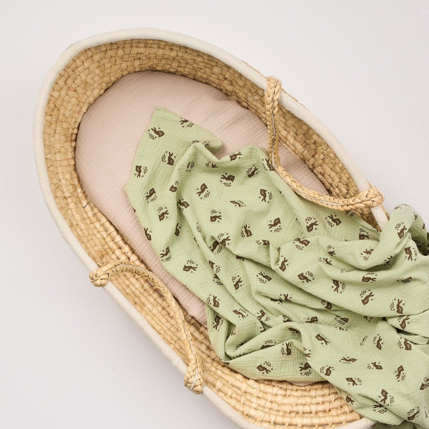 Over the Dandelions Swaddle Organic Muslin Meadow