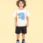 Rock Your Kid Black Walk Shorts