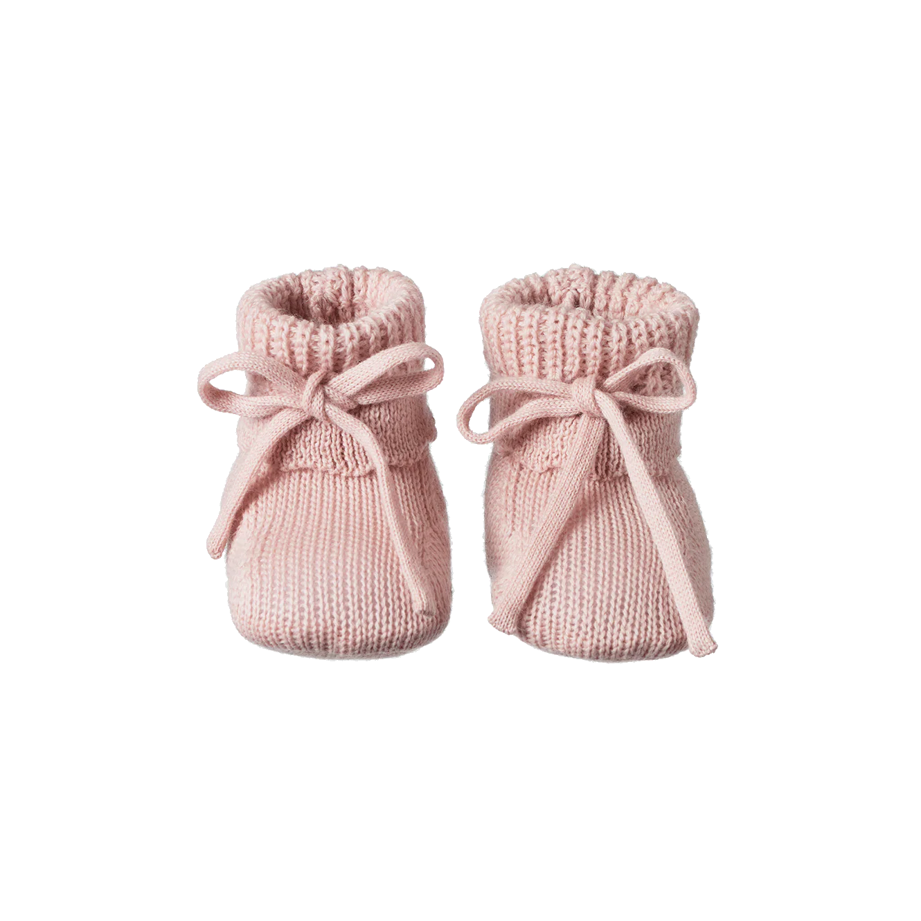 Nature Baby Teddy Booties Rose Dust