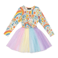 Rock Your Kid Rainbows & Flowers Circus Dress