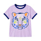 Milky Tiger Tee Purple