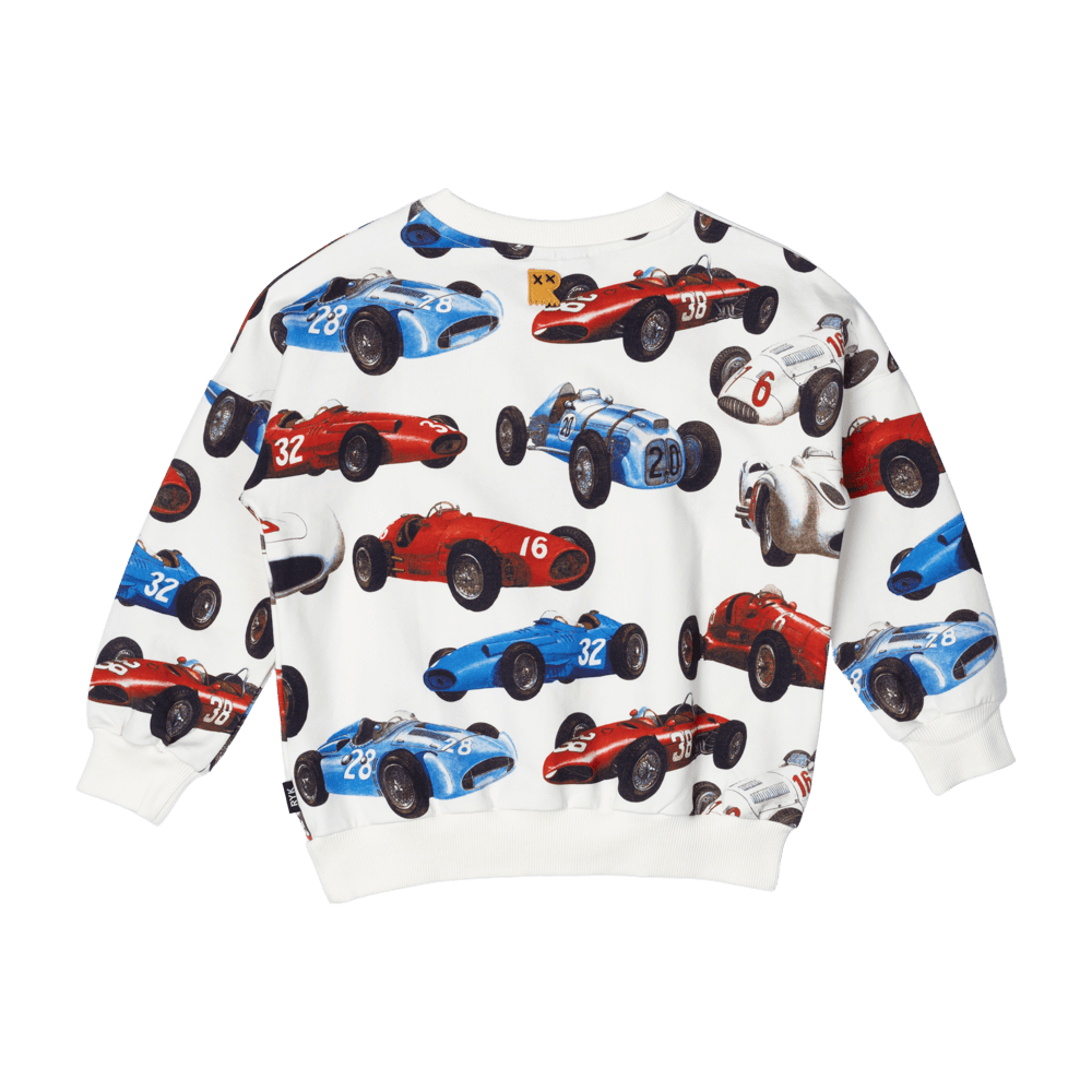 Rock Your Kid Vintage Racing Cars Sweatshirt