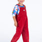 Rock Your Kid Red Cord Overalls