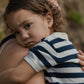 Nature Baby Stevie Polo Navy Bold Stripe