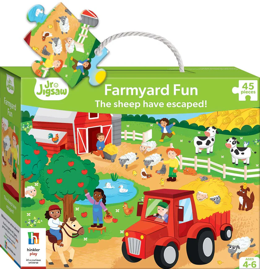 Junior Jigsaw Carry & Play Farmyard Fun