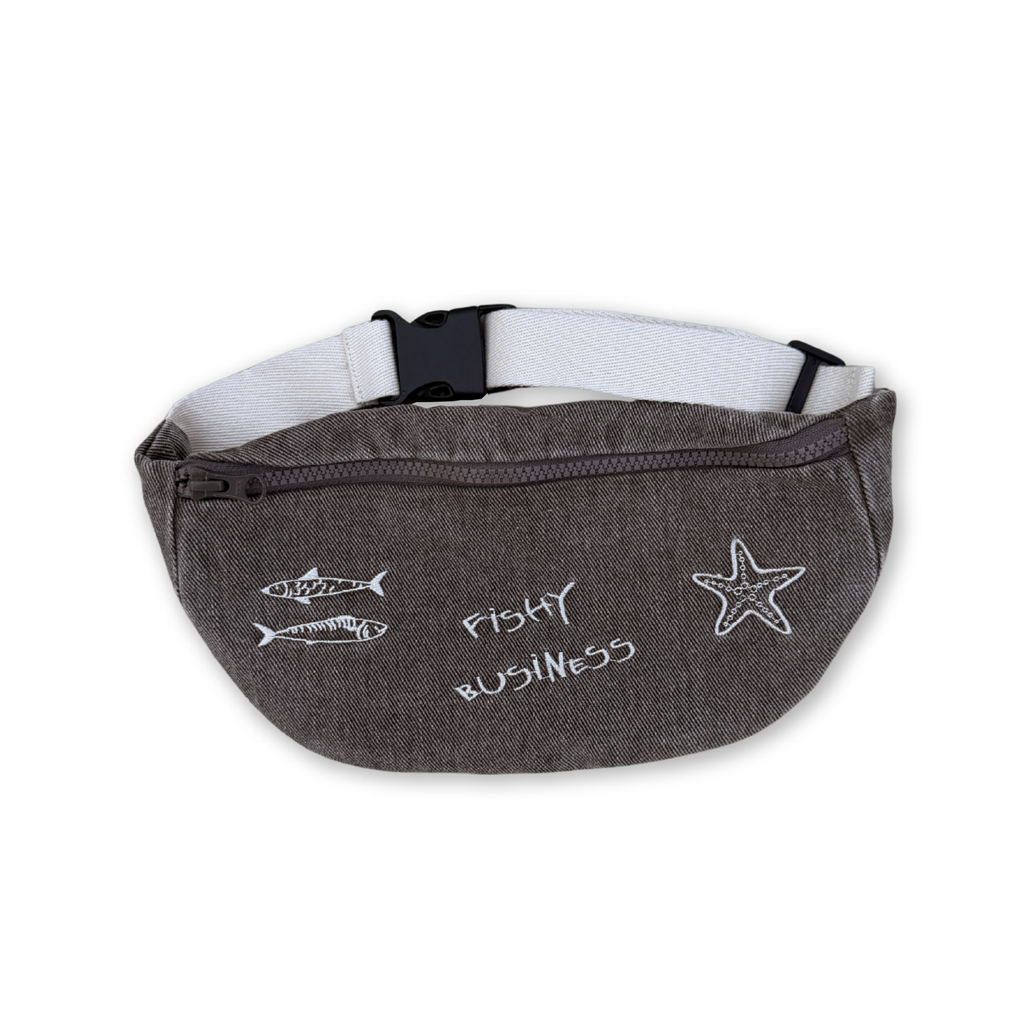 Grown Fishy Business Treasure Bag Ash