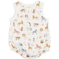 Minihaha Billie Print Organic Bodysuit