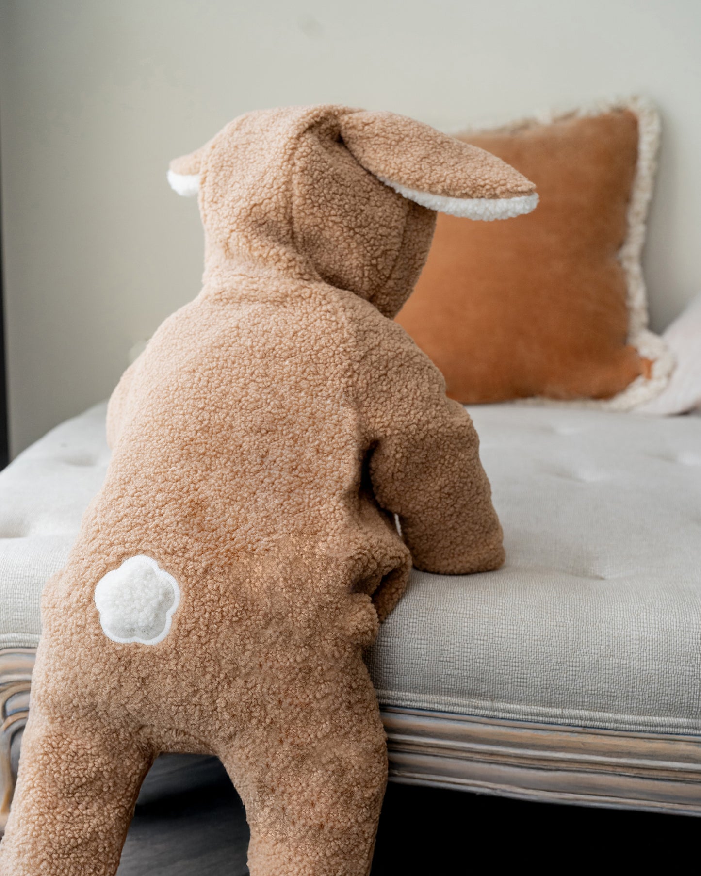 Minihaha Baby Latte Sherpa Bunny Onesie