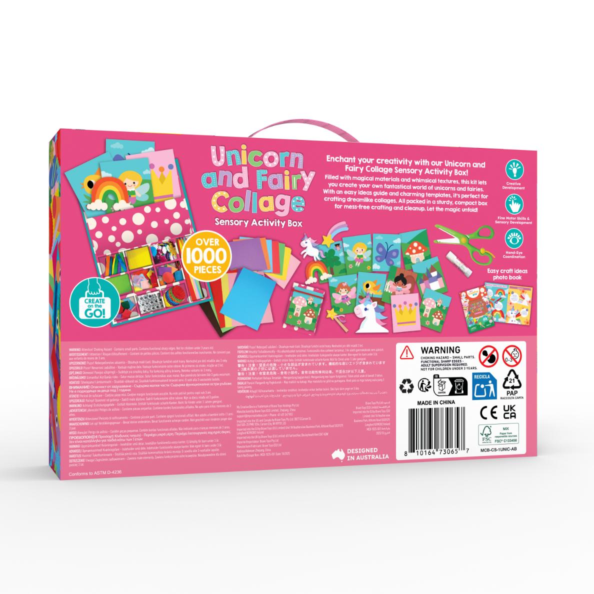 My Creative Box Unicorn and Fairy Collage Sensory Activity Box