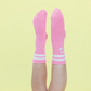 Grown Stripe Logo Socks Candy