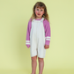 Grown Everyday Twill Short Overalls Milk