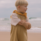 Grown Everyday Twill Short Overalls Mustard