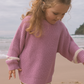 Grown Chunky Rib Pull Over Raspberry