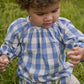 Nature Baby Meadow Bodysuit Gingham Bluebelle Check