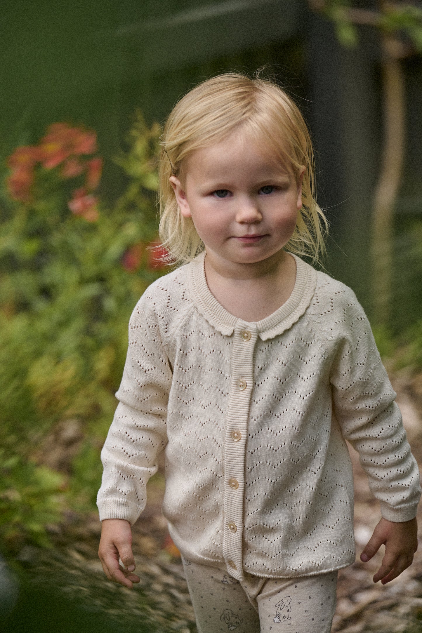 Nature Baby Piper Cardigan Pointelle Natural