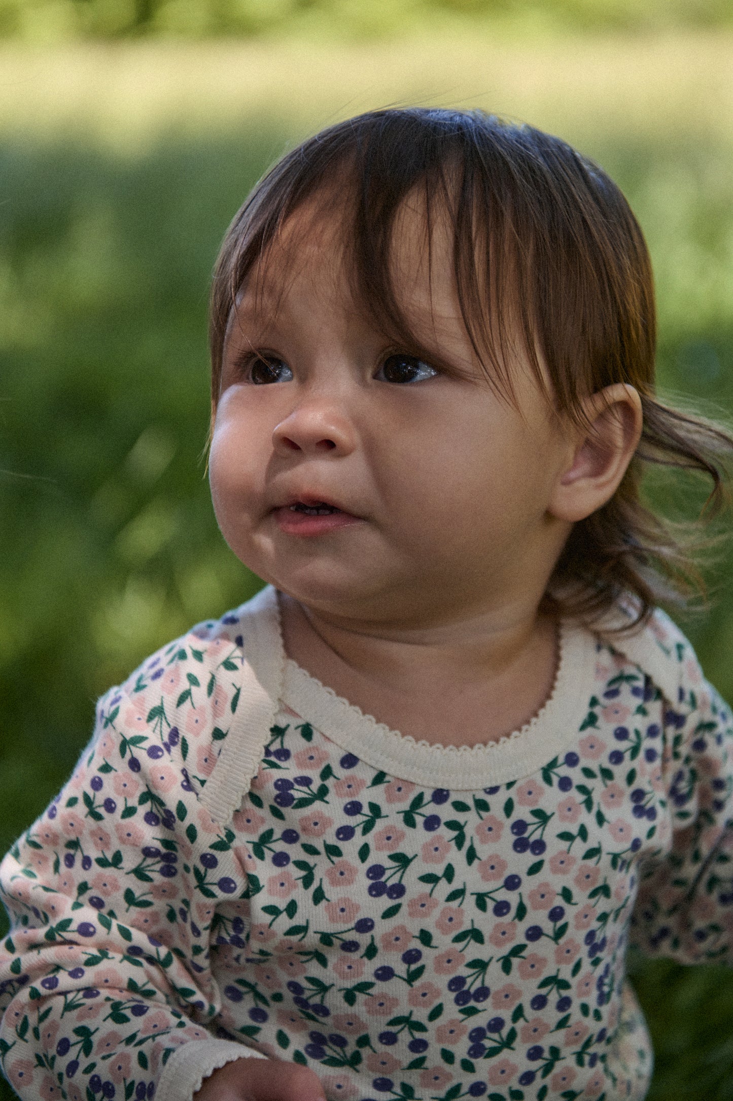 Nature Baby Long Sleeve Bodysuit Briarwood Print