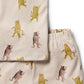 Wilson & Frenchy Organic Rib Short Sleeve Pyjamas Roar