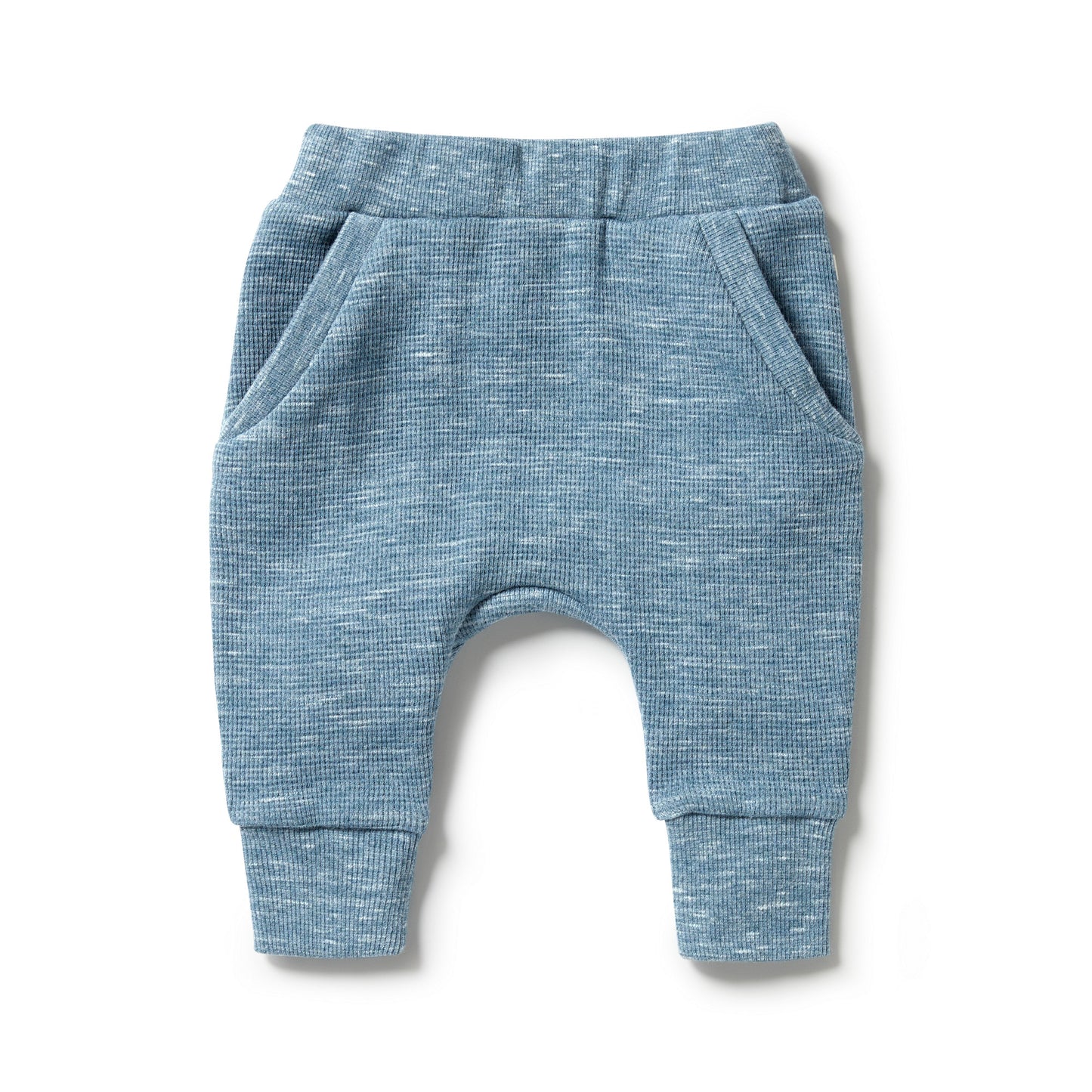 Wilson & Frenchy Organic Waffle Slouch Pant Bluestone