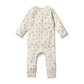 Wilson & Frenchy Pointelle Zipsuit with Feet Bunny Love