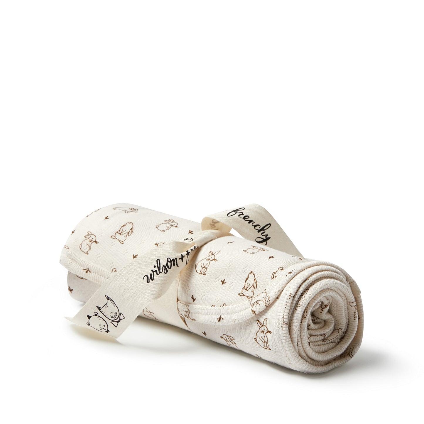 Wilson & Frenchy Organic Pointelle Bunny Rug Bunny Love