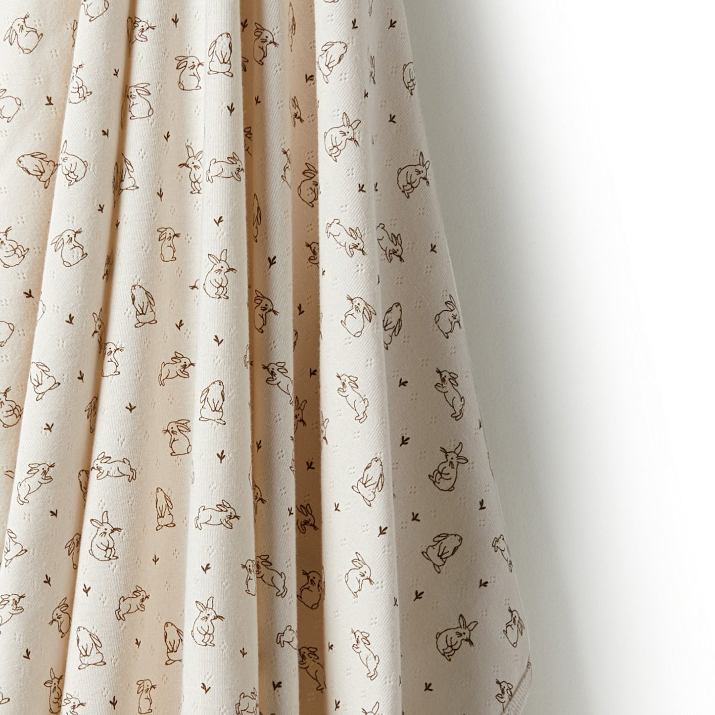 Wilson & Frenchy Organic Pointelle Bunny Rug Bunny Love