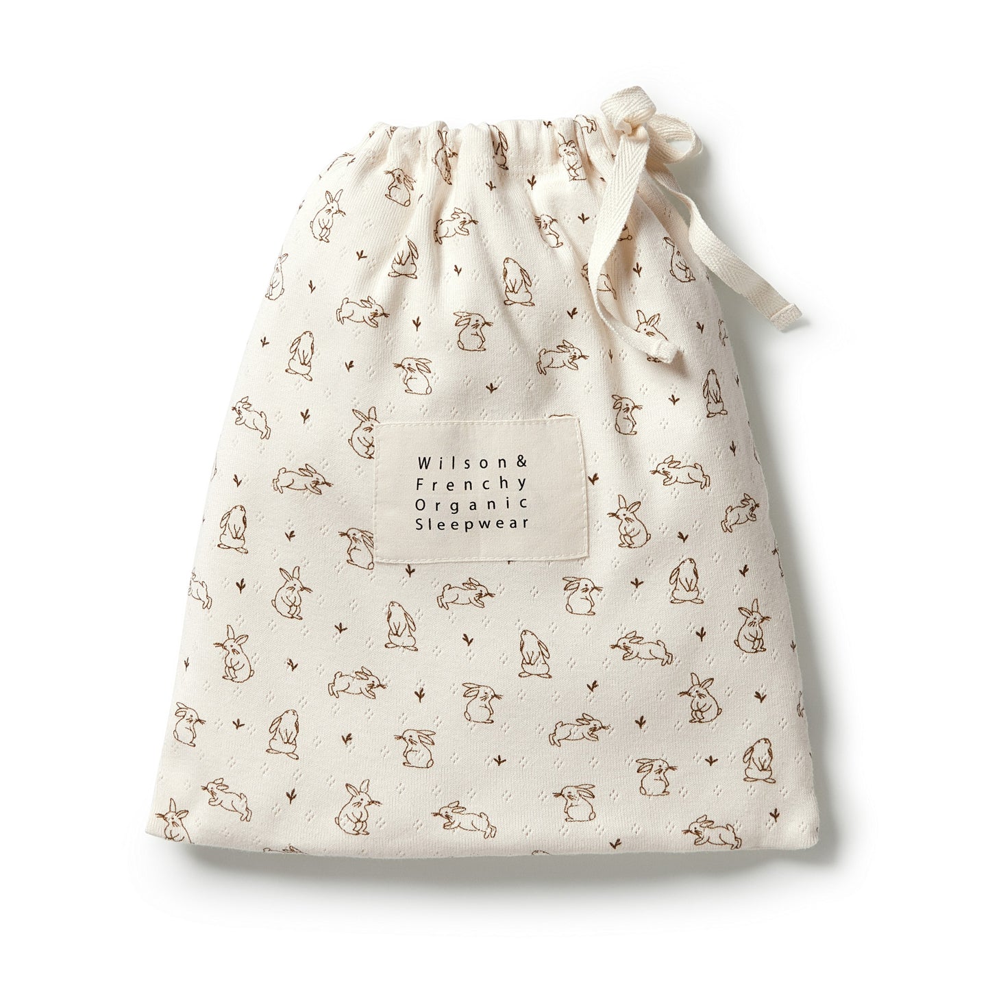 Wilson & Frenchy Organic Pointelle Long Sleeve Pyjamas Bunny Love