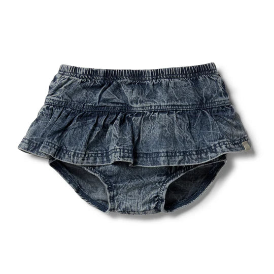 Wilson & Frenchy Ruffle Nappy Pant Denim