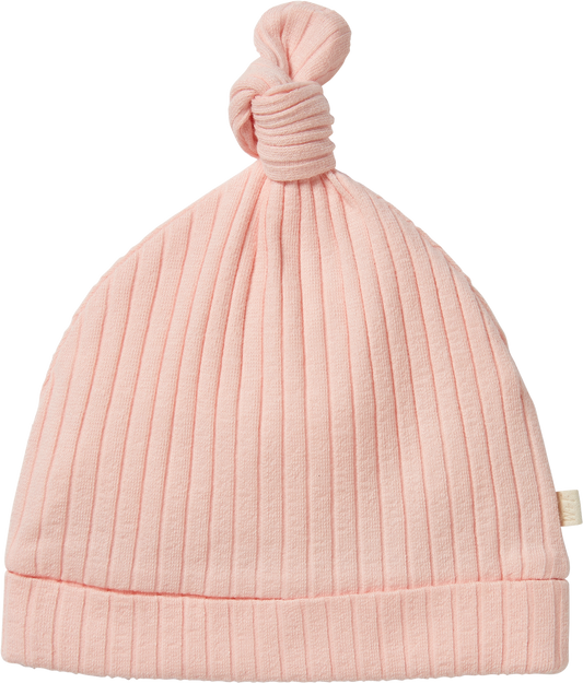 Wilson & Frenchy Organic Rib Knot Hat Blush