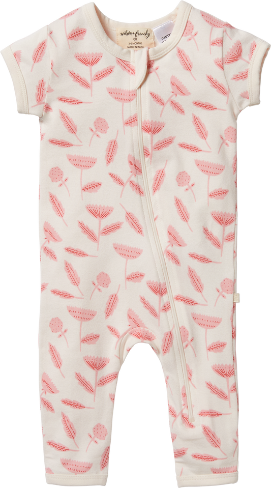 Wilson & Frenchy Organic Boyleg Zipsuit Billie Fleur