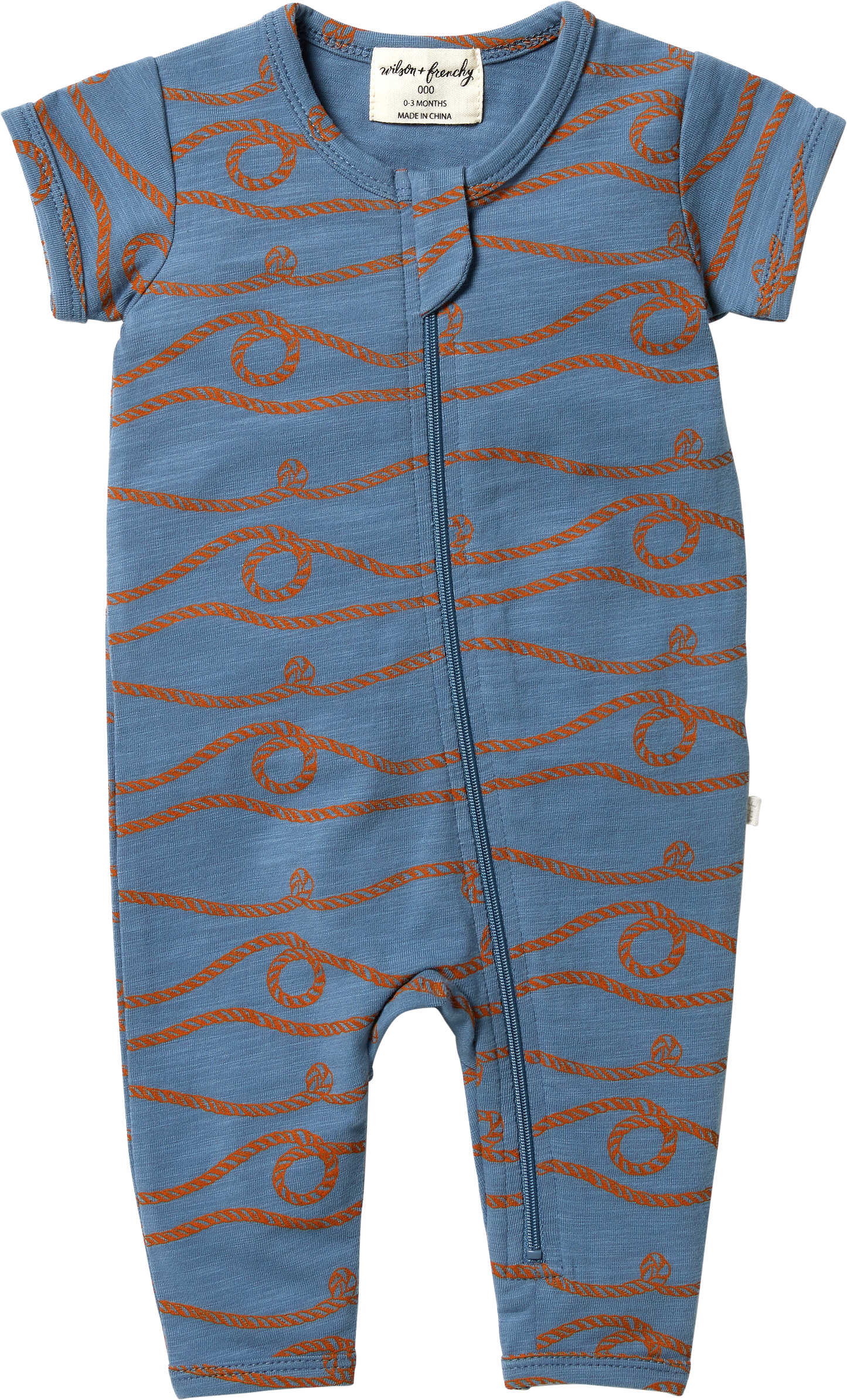 Wilson & Frenchy Organic Zipsuit Ahoy
