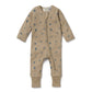 Wilson & Frenchy Organic Rib Zipsuit with Feet Summer Days