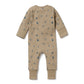 Wilson & Frenchy Organic Rib Zipsuit with Feet Summer Days