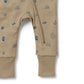 Wilson & Frenchy Organic Rib Zipsuit with Feet Summer Days