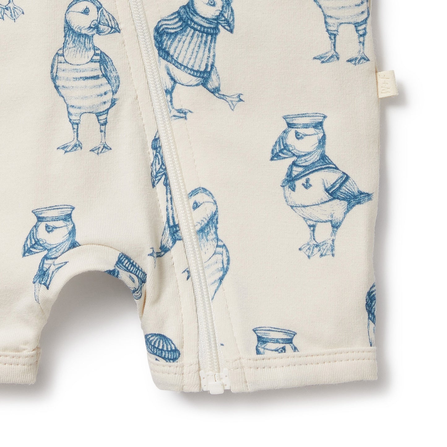 Wilson & Frenchy Organic Boyleg Zipsuit Petit Puffin
