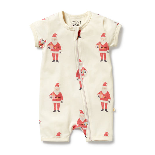Wilson & Frenchy Organic Boyleg Zipsuit Ho Ho Ho