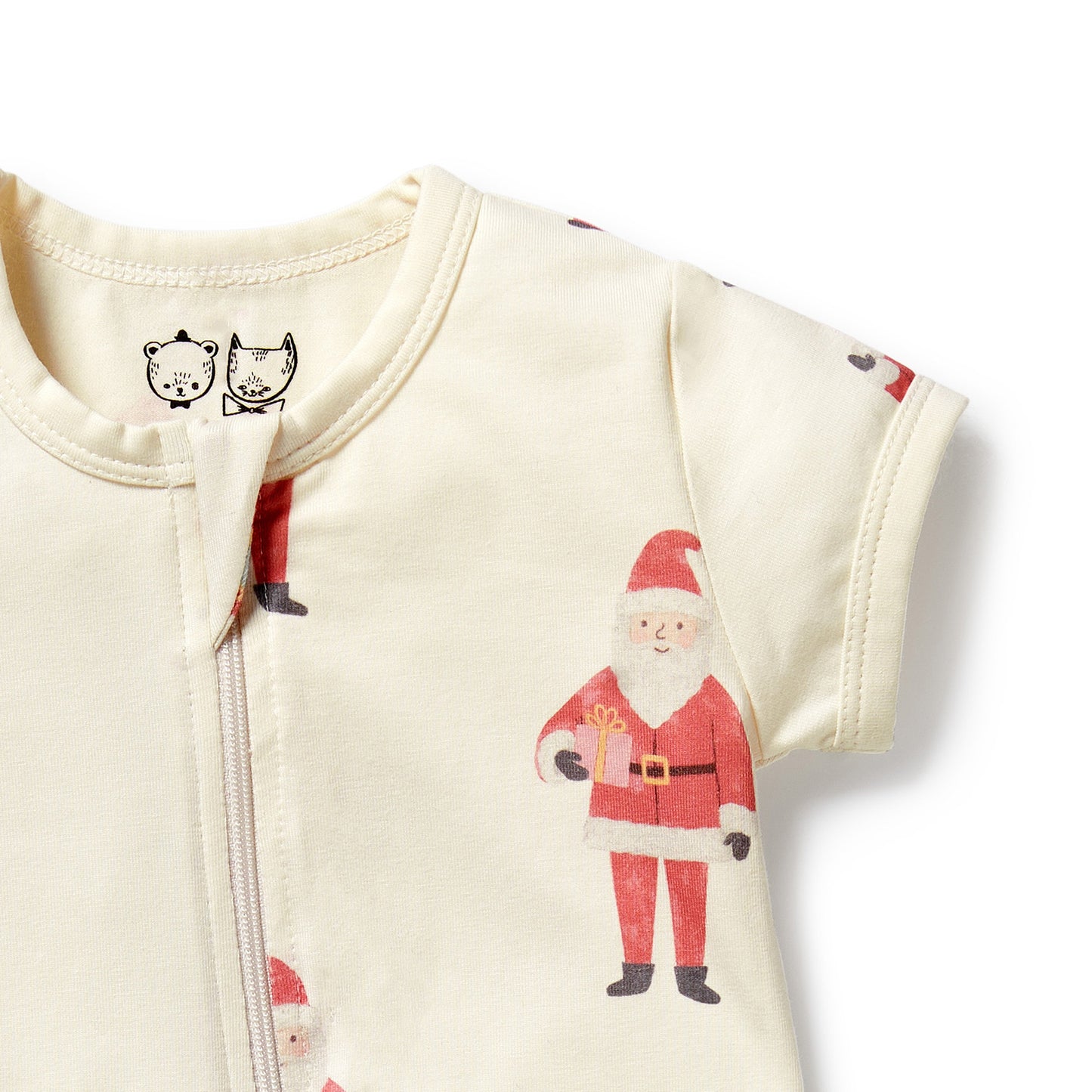 Wilson & Frenchy Organic Boyleg Zipsuit Ho Ho Ho
