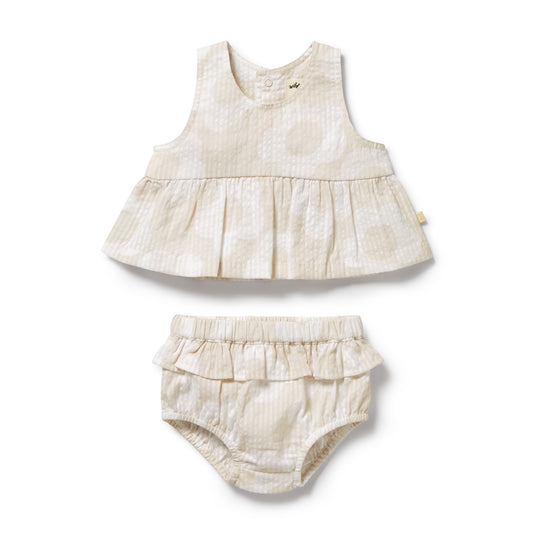 Wilson & Frenchy Organic Ruffle Set Daisy Bloom