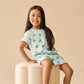 Wilson & Frenchy Organic Crinkle Short Sleeved Pyjamas Apple Papple