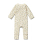 Wilson & Frenchy Organic Zipsuit with Feet Lemon Leaf